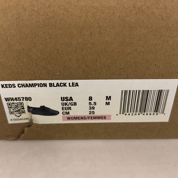 Keds Champion Black Leather 8M - Picture 5 of 7